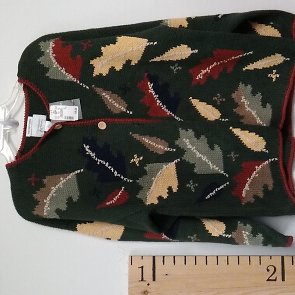 Vintage CJ Banks Fall Sweater Cardigan